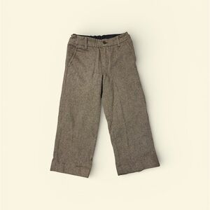 Janie and Jack Brown Herringbone Dress Pants for Kids